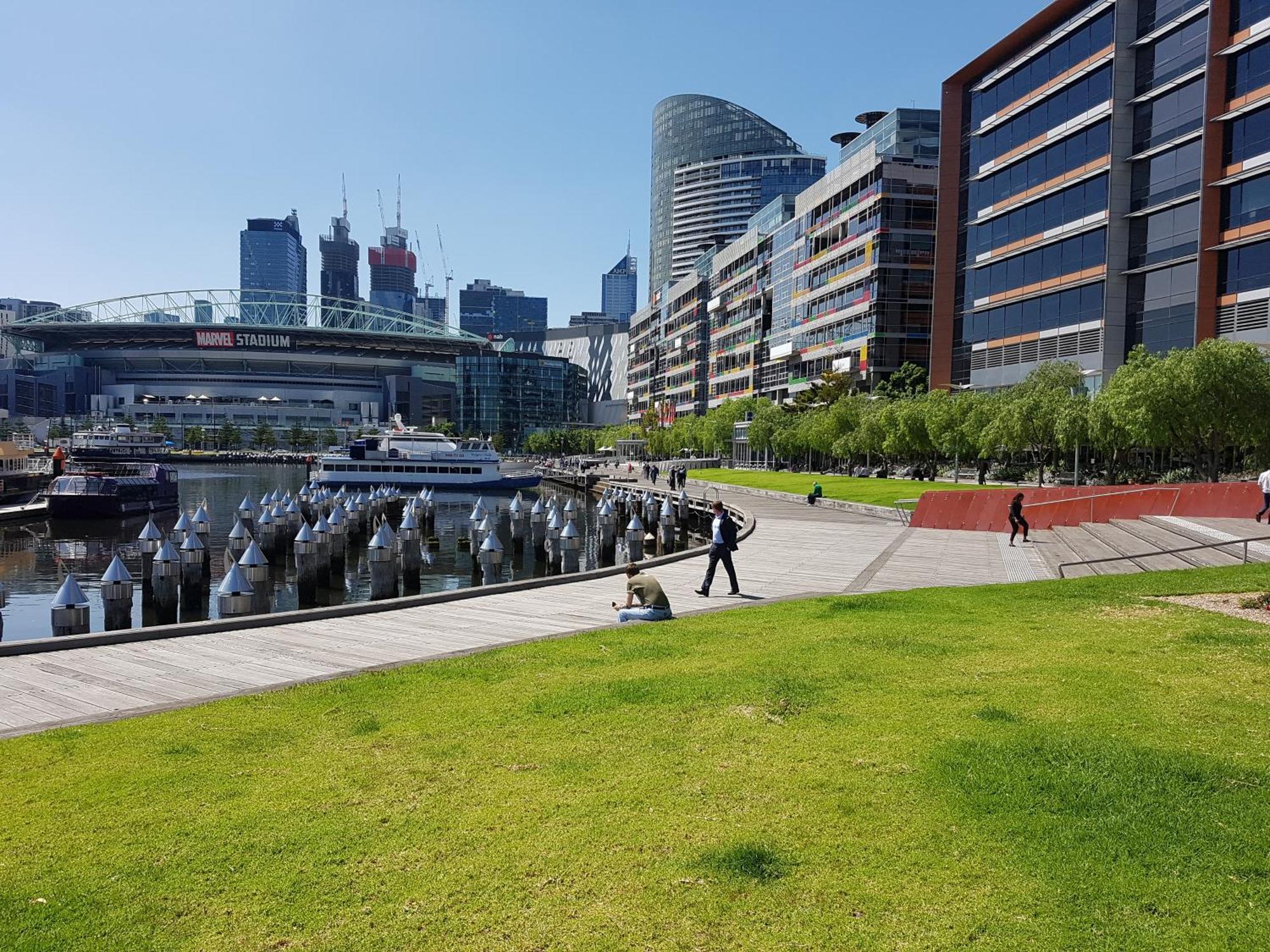 Melbourne Docklands Riverside Views 외부 사진